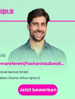 Pharmareferent/Facharztaußendienst (m/w/d) Dermatologie/Biologika für Facharztpraxen/Kliniken - Koblenz