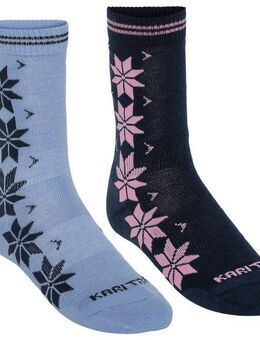 Kari Traa Füßlinge Vinst 2er-Pack mit verstärkter Zehen- und Fersenpartie