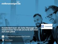 Kundenbetreuer als Sales Manager im technischen Vertrieb (m/w/d) befristet auf zwei Jahre - München