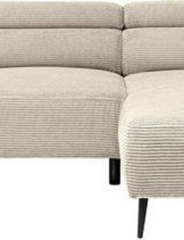 WERK2 Ecksofa Alisson, mit elektrischer Sitztiefenverstellung, L-Form, Breite 277 cm, Alisson – flexibler Komfort mit modernem Design und smarten Details.