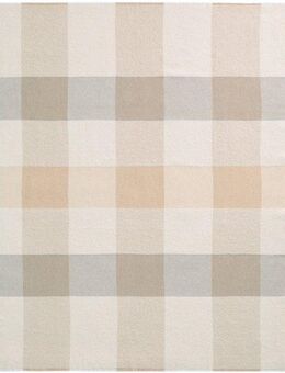 Plaid Plaid White Bouclé, Biederlack, in klassischem Karodesign