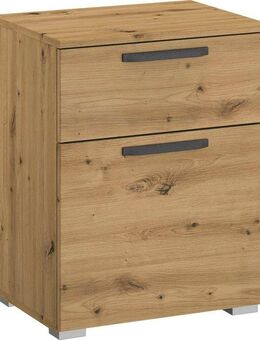 rauch Nachtkommode Oteli (Breite 40 cm inkl. Soft-Close-Funktion), Inkl. Schubkasten-Inneneinteilung aus Holz, einfache Montage