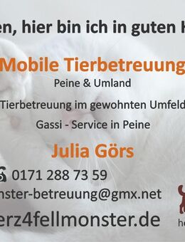 Mobile Tierbetreuung * Herz4fellmonster - Peine