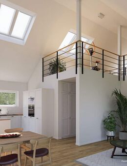 Kathedraldecke mit Empore + überdachter Terrasse, Preis inkl. Grundstück - Heddert