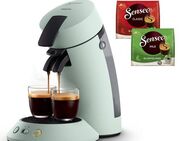 Philips Senseo Kaffeepadmaschine Original Plus CSA210/20, mit zwei Kaffee-Einstellungen, aus 28% rec. Plastik, inkl. Gratis-Zugabe (Wert 5 € UVP)