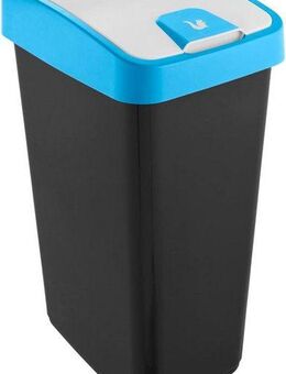 keeeper Mülleimer magne, Abfallbehälter mit Flip-Deckel, 40 x 30 x 61,5 cm, 45 l, komfortabler Soft-Touch-Point, Made in Europe