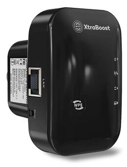 WiFi XtraBoost WLAN-Repeater inkl. Netzwerkkabel WLAN-Verstärker 300Mbps. - Halle (Saale)