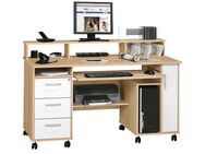 Büro Möbel Schreibtisch Drehstuhl Regal Rollcontainer Set - 03/2024 - Niederkassel