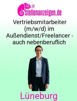 Vertriebsmitarbeiter (m/w/d) im Außendienst/Freelancer - auch nebenberuflich - Lüneburg