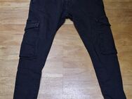 Eighty Five Premium Denim Cargohose 85 Gr. S schwarz Slim Fit Baumwolle - Mudersbach