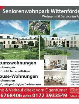NEU Seniorengerechte 2 Raumwohnung - Wittenförden