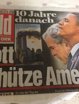 Bild Zeitung vom 12.Sept. 2011-komplette-ungelesene Ausgabe- - Mahlberg