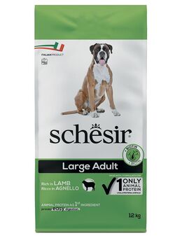 Schesir Dog Large Adult mit Lamm - Sparpaket: 2 x 12 kg