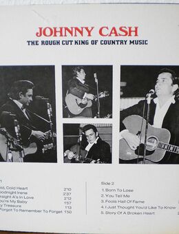 Johnny Cash-The Rough Cut King of Country Music-Vinyl-LP,1970 - Linnich