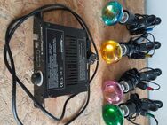Eurolite Mini 4 Lichtorgel - Lauflicht mit 4 Strahlern 60 Watt 4 x kleine Discostrahler Rot - Blau - Gelb - Grün - Waldbröl