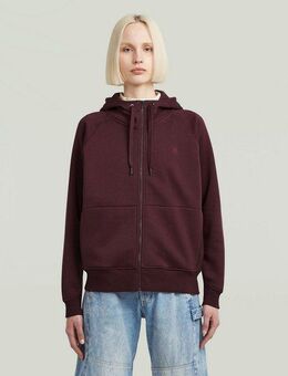 G-STAR Kapuzensweatjacke Premium core 2.1 hdd zip thru mit tonaler Logostickerei