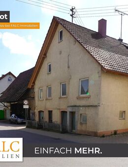 Rohdiamant mit Potenzial: Sanierungsbedürftige Doppelhaushälfte - FALC Immobilien Heilbronn - Massenbachhausen