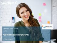 Kundendienstleiter (m/w/d) - Wurmlingen