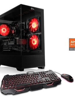 CSL AeroVision V24295 Gaming-PC (AMD Ryzen 5 8400F, GeForce RTX 4060, 32 GB RAM, 1000 GB SSD, Luftkühlung)