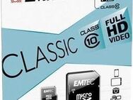 EMTEC microSDClass10 Classic Speicherkarte (32 GB, Class 10, 30 MB/s Lesegeschwindigkeit)