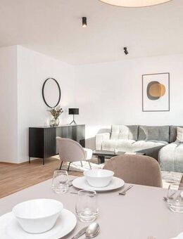 Neubauwohnung in Basdorf: 2 Zimmer, Terrasse, Fußbodenheizung - Wandlitz
