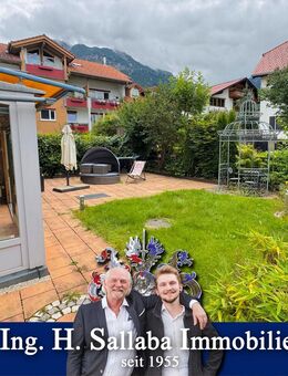 Vom Wintergarten in den Garten: Erdgeschoss-Wohnung im Zentrum von Oberstdorf - Oberstdorf