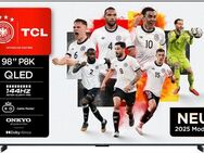 TCL 98P81KX7 QLED-Fernseher (248 cm/98 Zoll, 4K Ultra HD, Google TV, Smart-TV, 144Hz, Multi-HDR, Dolby Vision, Game Master, Smart TV, Apple TV, ONKYO)