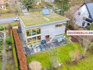 IMMOBERLIN.DE - Lichtdurchflutetes Architektenhaus mit Südterrasse in familiärer Lage nahe der schönen Dahme - Zeuthen