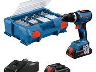 Bosch Professional Akku-Schlagbohrschrauber »GSB 18V-65«, Inkl. 2x Akku GBA 18V 4,0Ah, in L-Case Pick & Click