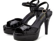 LASCANA Belle Affaire Sommerschuh High-Heel-Sandalette Sandale, erotisch offener Schuh mit Peep-Toe und mit Plateau