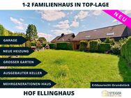 Einfamilienhaus für zwei Generationen mit ausgebautem Keller, Garten und Garage in TOP-Lage! - Herten