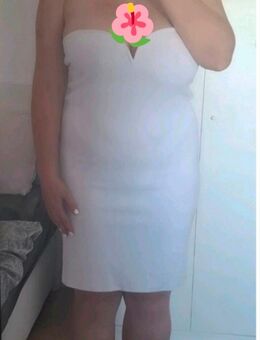 Weißes Off Shoulder Kleid - Coburg