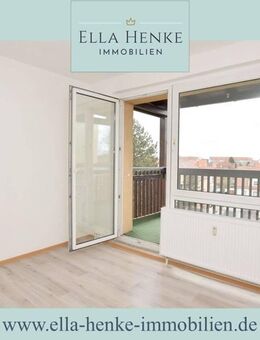 Sonnige, top gepflegte 3-Raum-Wohnung mit Balkon + schöner Aussicht. - Halberstadt