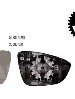 SPIEGELGLAS LINKS BEHEIZT ASPHÄRISCH VW JETTA 162 163 5C6857521B - Dortmund Wickede