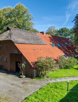 Teilreetgedeckter Resthof mit 7,5 h Ländereien- ideal für Pferdehaltung und naturverbundenes Wohnen! - Aurich