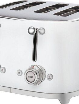 Smeg Toaster TSF03SSEU, 4 kurze Schlitze, 3000 W