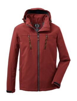 Killtec Softshelljacke KOW 163 MN SFTSHLL JCKT Wasserdichte Softshelljacke, abnehmbare Kapuze, Fleece-Futter