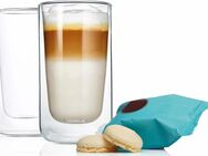 blomus Thermoglas NERO, Glas, Doppelwandig, Inhalt 320 ml, 2-teilig