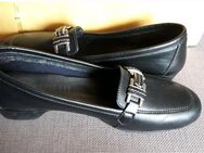 Hush Puppies Leder Mokassin schwarz Gr. 40 Schnalle - Frankfurt (Main) Zeilsheim