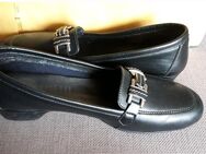 Hush Puppies Leder Mokassin schwarz Gr. 40 Schnalle - Frankfurt (Main) Zeilsheim