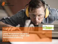 Leiter Produktion (m/w/d) - Frischeprodukte / Obst- und Gemüseverarbeitung - Berglen