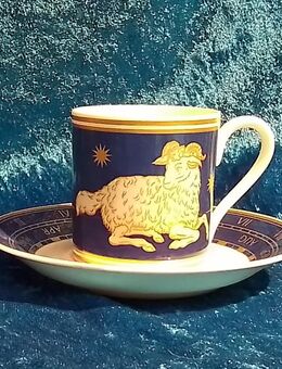 Villeroy & Boch,Sternzeichen Widder 1 Espressotasse ,Mokkatasse mit Untere. unbenutzter Artikel. - Saarlouis