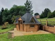 Kota konisch Grillkota 16.5m² konisch Luxusgrill Kiefer - Rietberg