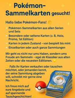 Pokémon-Sammler-Neuling sucht Karten! - Bad Bevensen