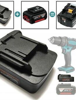 #NEU# Adapter Bosch Akkus auf Makita Geräte Set24253 - Wuppertal