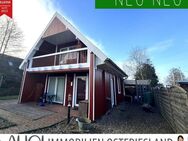Ihre Auszeit am Kleinen Meer: Modernes Haus mit kleinem Garten und Bootssteg - Emden