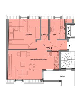 Trier-Biewer - Neubau einer Eigentumswohnung mit Aufzug, Dachgeschoss ca. 56 m2 mit barrierefreiem Zugang und Balkon, Baubeginn 2024 - Trier