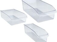WENKO Aufbewahrungssystem Kühlschrank-Organizer-Set, Kunststoff, (Set, 3-tlg), Boxen für Vorräte & Lebensmittel, für Kühlschrank & Vorratsschrank