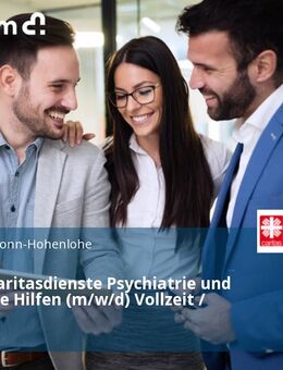 Leitung Caritasdienste Psychiatrie und Ambulante Hilfen (m/w/d) Vollzeit / Teilzeit - Heilbronn