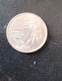 Münze USA Quarter Dollar Ohio 2002 - Essen